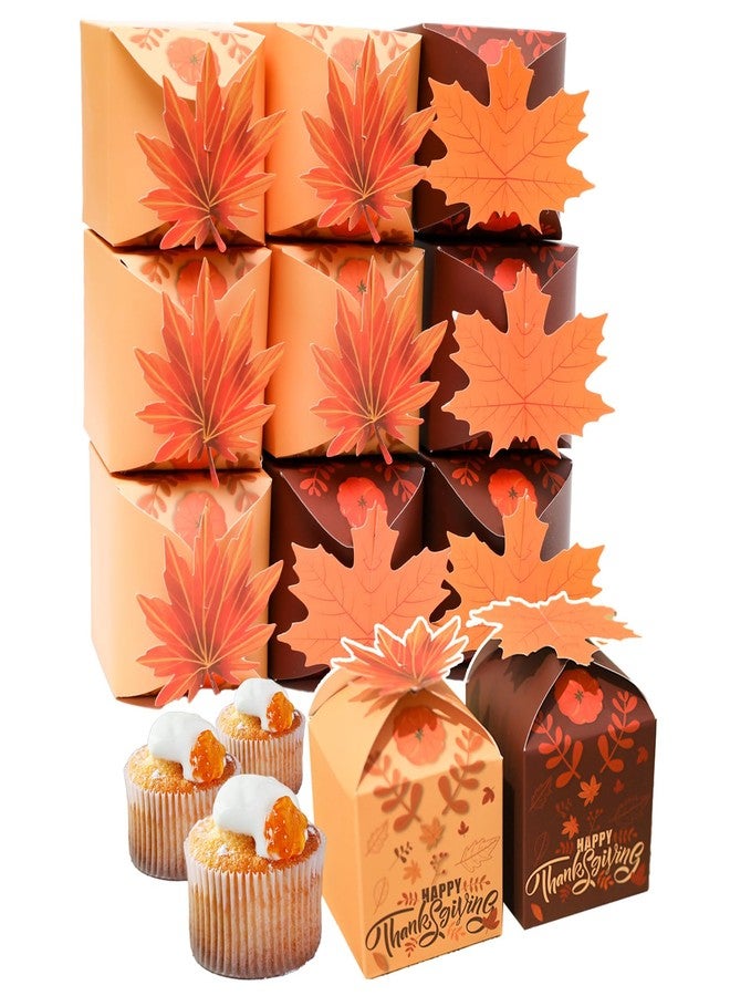 qiqee Thanksgiving Cross Gift Boxes 28pcs 3.3x3.3x3.3 Inches Cookie Boxes for Festival Party,3D Square Gift Box for Gifts,Small Cardboard Box for cookie,chocolate,pudding, Widely Used in Various - Image 1